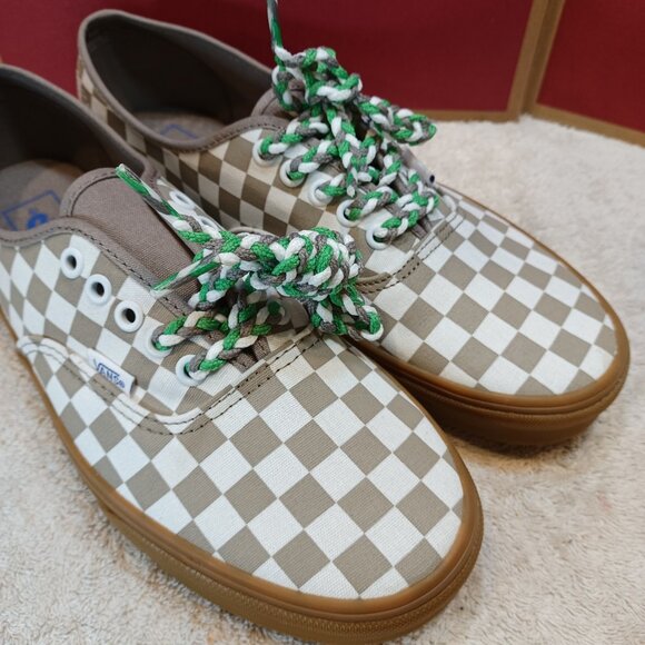 Vans Men's 8.5/Women's 10 Authentic Moon Rock/Gum Checkerboard VN0009PVY6Z - Picture 10 of 12